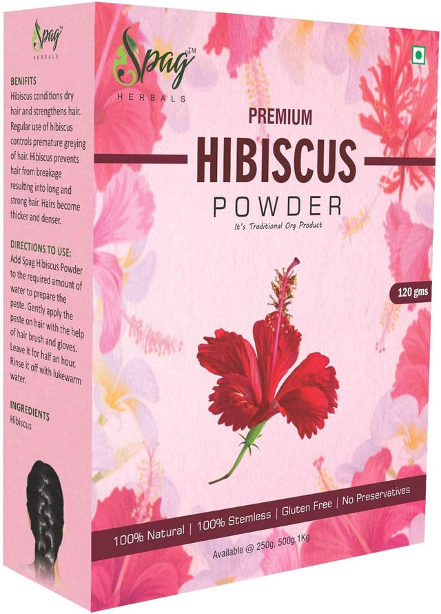 Spag Herbals Premium Organic Hibiscus Powder 120Gr