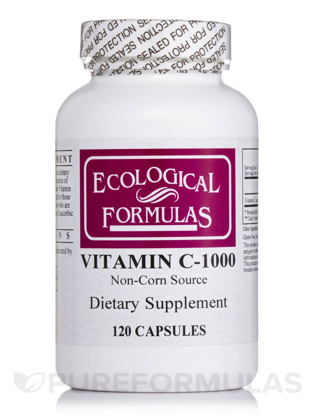 Ecological Formulas Vitamin C 1000 Non Corn 120 Caps EC0018 NP