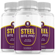 3 Pack Steel Bite Pro Teeth Supplement for Teeth and Gum Dental Repair Original 180 Capsules