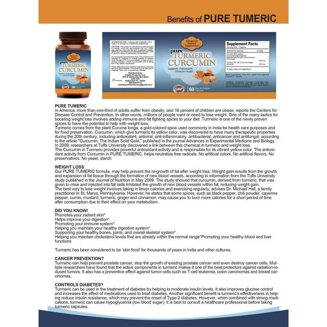 Brazilian Belly Burn and Turmeric Curcumin Combo Pack