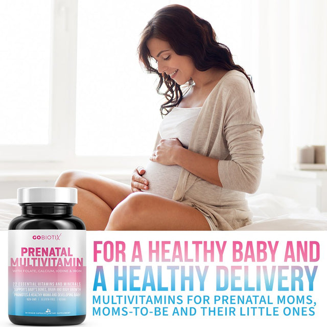 Gobiotix Vegan Prenatal Vitamins | Pregnancy & Pre Pregnancy | Prenatal Multivitamin