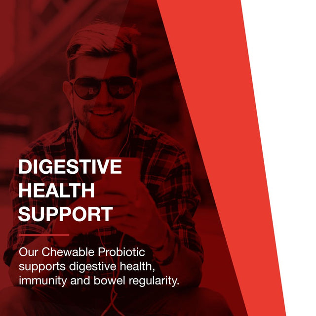 Protocol for Life Balance - Chewable Probiotic (For Adults and Children) - Supports Healthy Immune/Digestive System Function, Weight Loss, and Upset Stomach - Sweetened with Xylitol - 90 Chewables