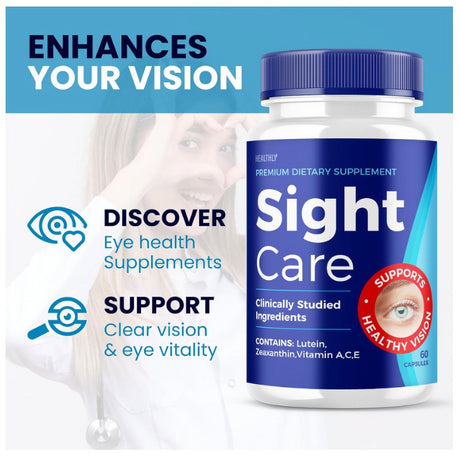 (3 Pack) Sight Care 20/20 Vision Support Vitamins Official Formula Sight Care Supplement Eye Health Formula (180 Capsules)