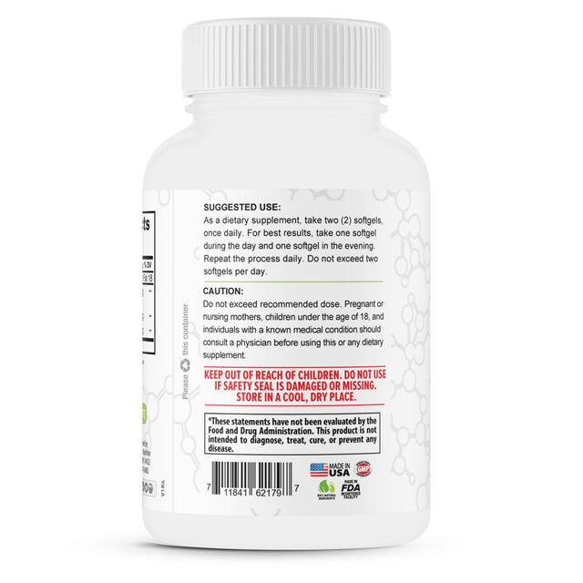 MCT Oil Pills - Derived from Coconut - Supports Energy Levels, Healthy Weight Loss Healthy Skin & Hair Growth - Maximum Strength 2000Mg per Serving- Made in USA - 1 Month