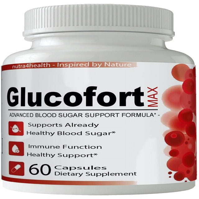 Glucofort Blood Sugar Support Capsules 60 Count