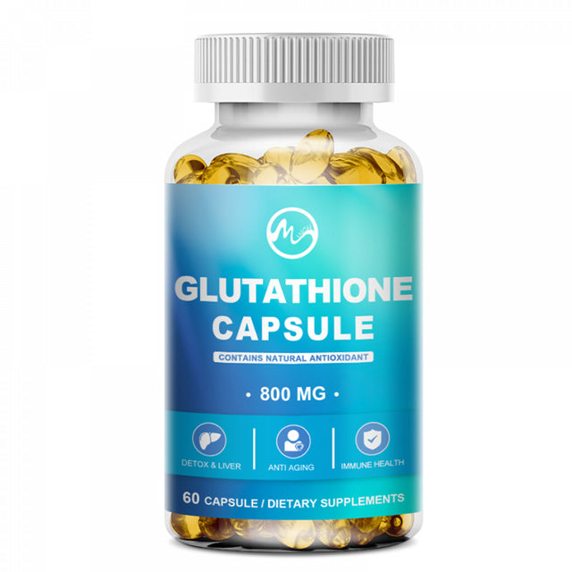 Glutathione by Minch - 800Mg - 60 Softgels - Non GMO - Antioxidant Supplement