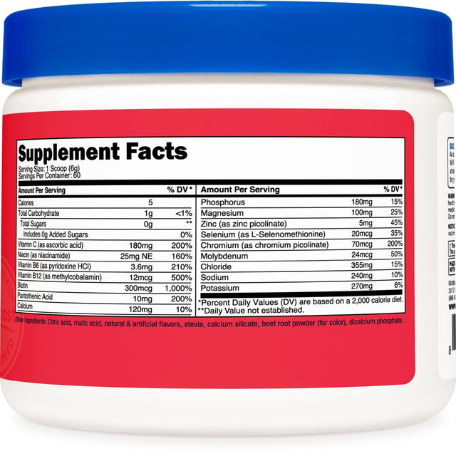 Nutricost Electrolytes Advanced Hydration Powder (Watermelon Lime) 60 Servings - Supplement