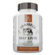 Grass Fed Desiccated Beef Liver Capsules (180 Pills, 600Mg Each) - Natural Iron, Vitamin A, B12 for Energy - Humanely Pasture Raised Undefatted in New Zealand and Argentina without Hormones