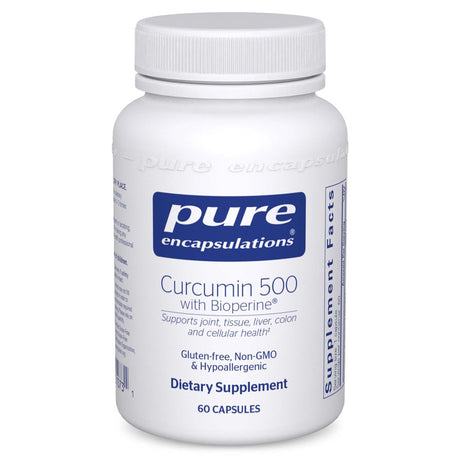 Pure Encapsulations Curcumin 500 with Bioperine | Antioxidant Supplement to Support Joints, Tissue, Liver, Colon, and Cellular Health* | 60 Capsules