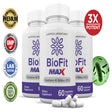 (3 Pack) Biofit Max Probiotic 40 Billion CFU Supplement for Men and Women 180 Capsules