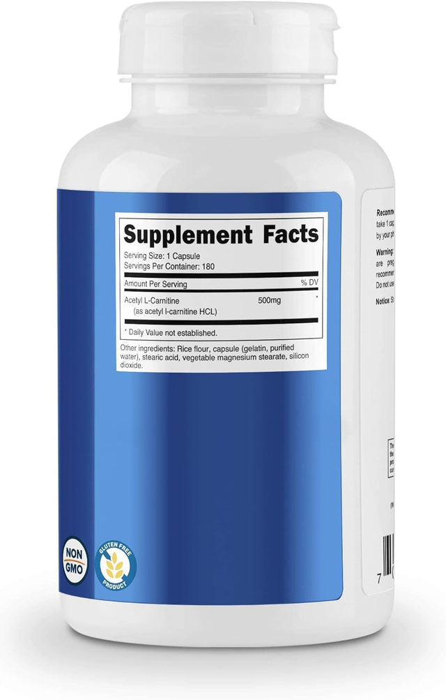 Nutricost Alpha Lipoic Acid 600Mg, 240 Caps & Tudca 250Mg, 60 Caps & Acetyl L-Carnitine 500Mg, 180 Caps