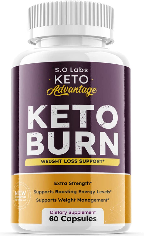 Keto Advantage Keto Burn Weight Management Pills 1500 for Diabetics Advanced Keto Friendly Formula (60 Capsules)