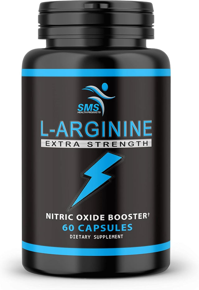 L-Arginine Capsules by SMS for Protein Building & Nitric Oxide Boosts | Beet Root Powder for Vascularity & Growth | 60 Veggie Capsules