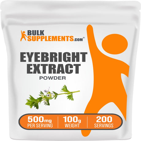 Bulksupplements.Com Eyebright Extract Powder - Vitamins for Eyes - Eye Bright - Eye Supplements - Dog Vision Supplement (100 Grams - 3.5 Oz)