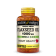 Mason Natural Flax Seed Oil 1000 Mg Omega 3-6-9 - Healthy Heart and Immune System, 100 Softgels per Container