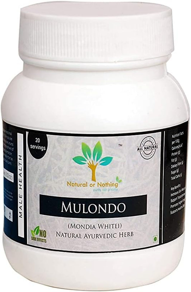 SKM Natural or Nothing Mulondo Mondia Whitei Root Powder 100 Grams