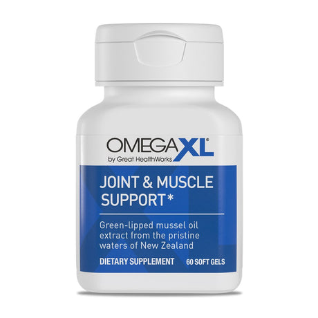 Omegaxl Joint Support Supplement - Natural Muscle Support, 60 Softgels & Vitaminxl D3 High Potency Daily Vitamin D 5000 IU 125Mcg Immune Support Supplement (30 Softgels)