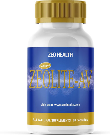 ZEOLITE–AV Capsules | Potent Immune System Booster with Humic Acid | Restore Trace Minerals, Replenish Electrolytes, & Remove Toxins | Promotes Energy, Restful Sleep, & Alleviates Brain Fog (90 Count)