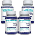 Lipozene Diet Pills - Weight Loss Supplement - Appetite Suppressant and Control - 4 Bottles 120 Capsules - No Stimulants No Jitters