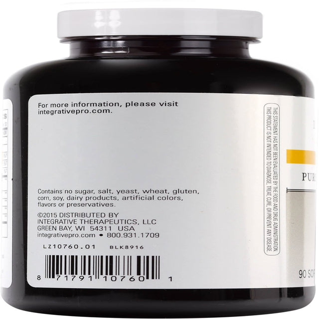 Integrative Therapeutics Pure Omega Ultra HP 1392 Mg- Omega-3 Fatty Acid Supplement from Fish Oil, with EPA and DHA - Gluten-Free - Sustainably Sourced - 90 Softgels