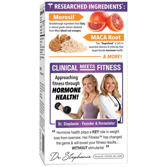 Skypharm Her Fitness - Daily Women’S Boost for Weight Management & Exercise Support - Promotes Hormone Balance