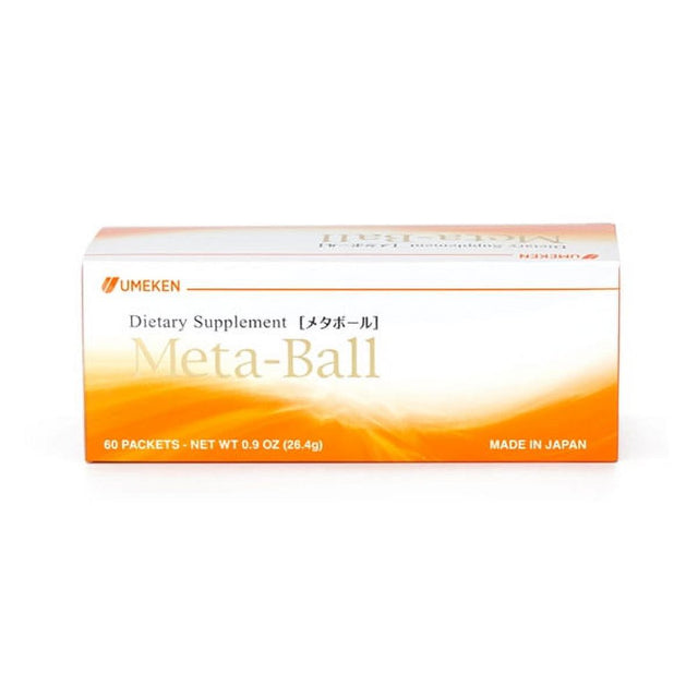 Umeken Meta Ball, Contains Gymnema Sylvestre, Oligopeptide, and Other Herbs for Weight Management, 2 Month Supply, 60 Packets