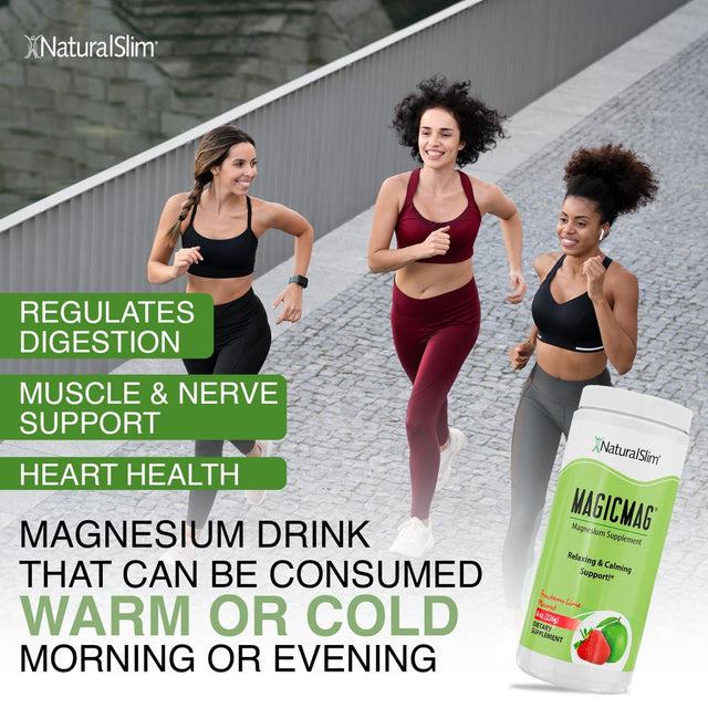 Naturalslim Magicmag® Magnesium Citrate Powder - anti Stress Drink Mix - 8Oz