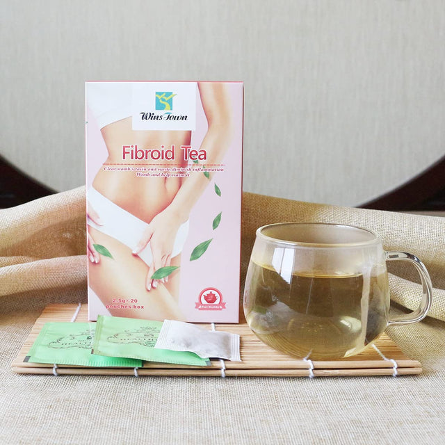 Wins Town Fibroid Tea, Supports Fibroid Shrink and Healthy Womb, anti Aging, Warm Uterus Detox Tea, 20 Teabags