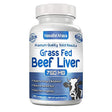 NASA Beahava Grass Fed Beef Liver (Desiccated) - 180 Capsules - Argentine Pasture-Raised Beef Liver Pills - 3000Mg Supplement Powder per Serving - Natural Iron, B12, Vitamin a for Energy - N