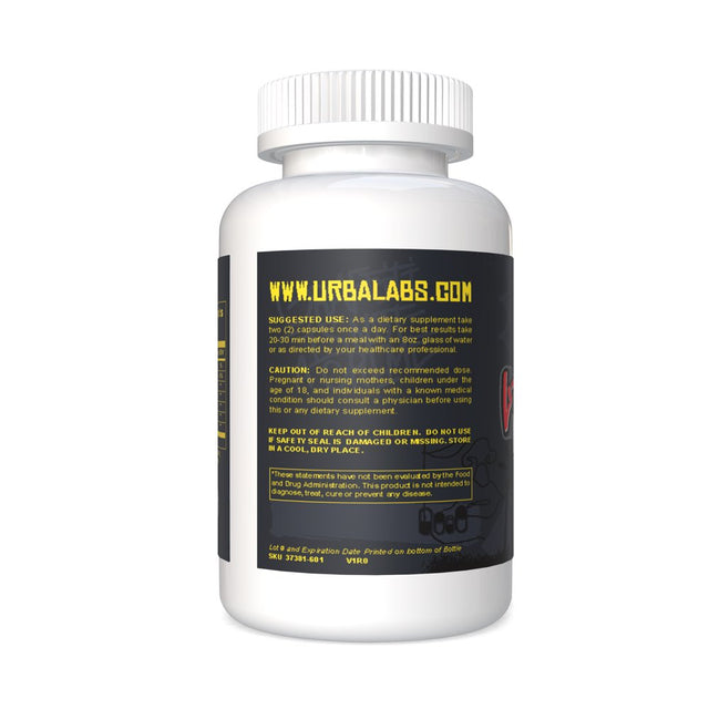 Urbalabs Extra Strength L Arginine Capsules Nitric Oxide Supplement for Stamina, Muscle, Vascularity & Energy Pre & Post Workout Muscle Pump Nitric Oxide Complex with L-Citrulline