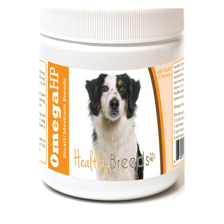 Healthy Breeds Miniature American Shepherd Omega HP Fatty Acid Skin and Coat Support Soft Chews