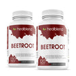 Healbend Organic Nitric Oxide Beet Root Capsules 1300Mg - Support Healthy Blood Circulation, Immune System, Nitric Oxide Booster - 2-Pack