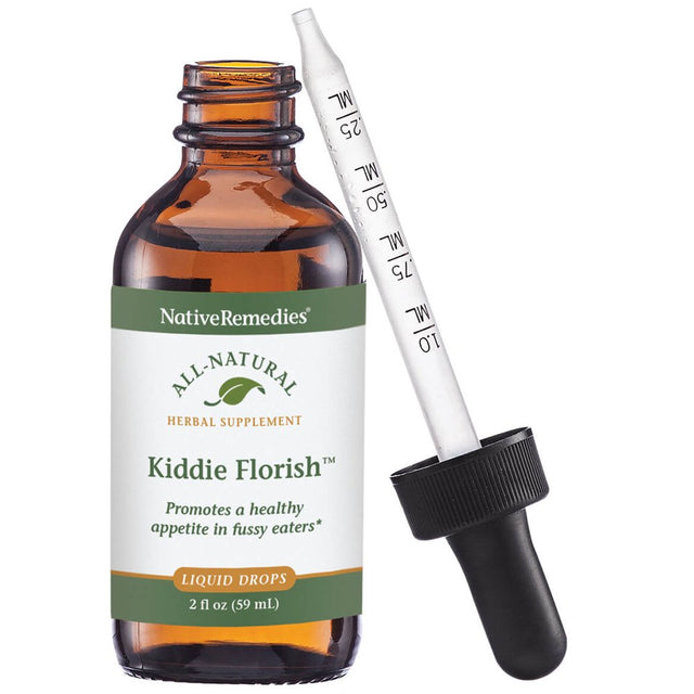 Nativeremedies Kiddie Florish - All Natural Herbal Supplement Promotes a Healthy Appetite in Picky Eaters - 59 Ml