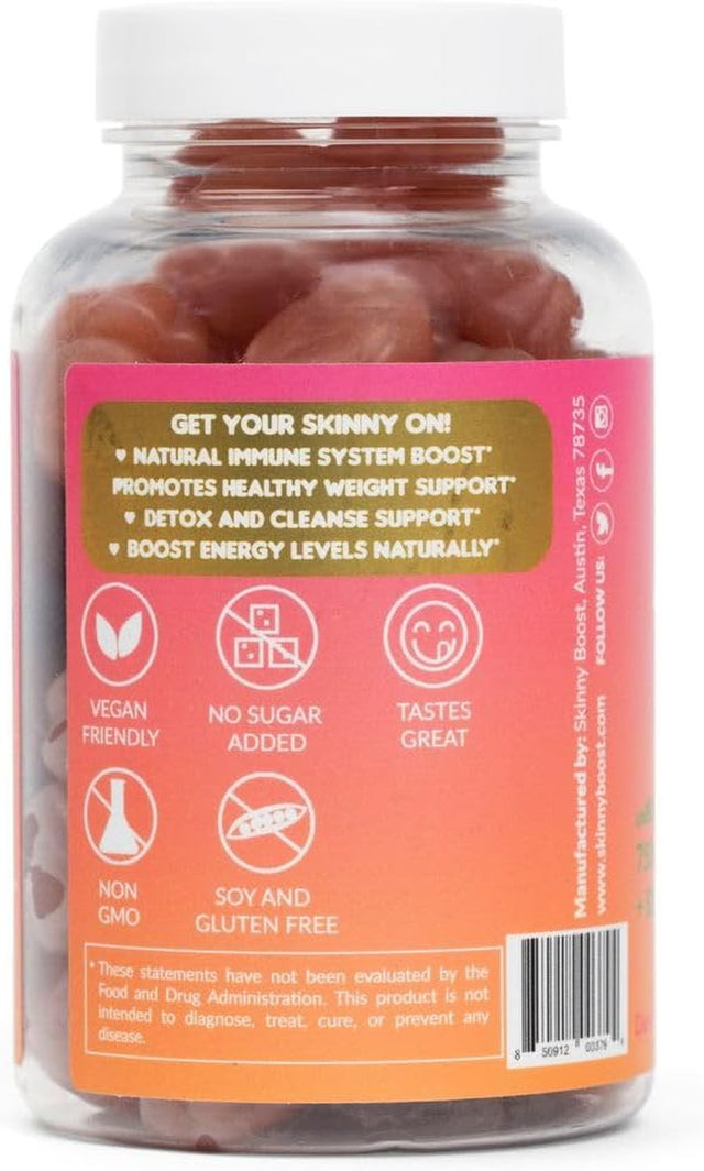 Skinnyboost - Detox Tea Power Kit-1 - Daytime Tea (28 Bags) 1 Evening Detox Tea (14 Bags) & 1 Sugar Free Apple Cider Vinegar Vegan Gummies (60 Gummies) Detox and Cleanse