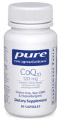 Pure Encapsulations Coq10 120 Mg | Coenzyme Q10 Supplement for Energy, Antioxidants, Brain and Cellular Health, Cognition, and Cardiovascular Support* | 30 Capsules