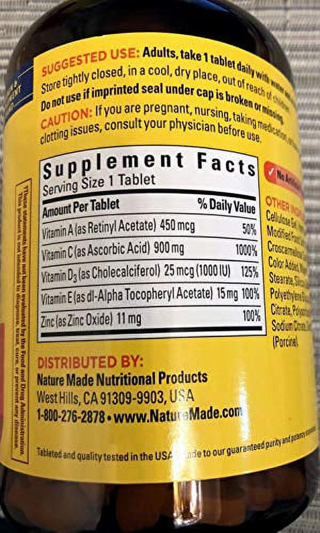 Nature Made Super C Immune Complex, 200 Tablets