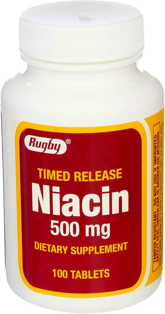 Major 10006070009 Niacin 500Mg Timed Release Captabs 100Ct (Pack of 3)