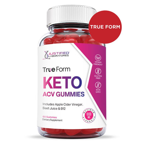 (3 Pack) True Form Keto ACV Gummies 1000MG Dietary Supplement 180 Gummys