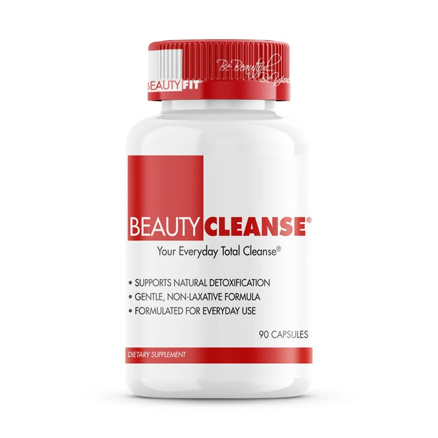 Beautycleanse Natural Detox Capsules by Beautyfit for Women - 90 Count Dietary Supplement