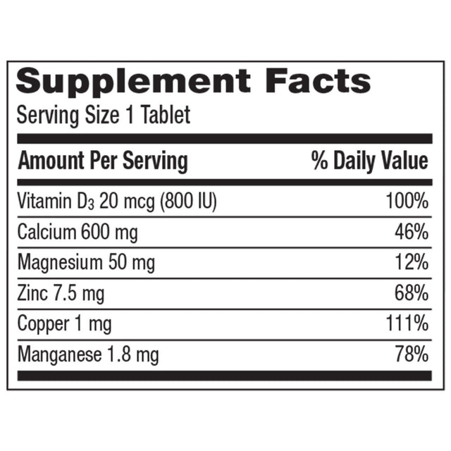 Caltrate 600+D3 plus Minerals Calcium Vitamin D Supplement - 165 Count