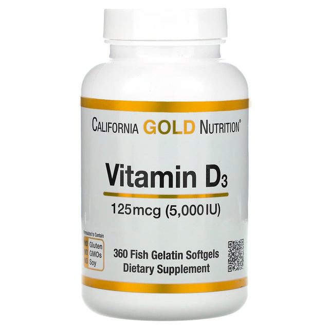 California Gold Nutrition Essential Vitamin and Supplement Bundle, Gold Vitamin C + Vitamin D3 + Omega-3 Premium Fish Oil, Bundle Pack of 3