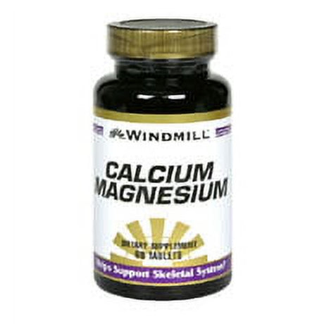 Calcium Magnesium Tablets by Windmill - 60 Ea, 3 Pack