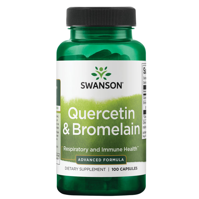 Swanson Dietary Supplements Quercetin & Bromelain Capsule 100Ct