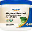 Nutricost Organic Broccoli Powder (8 Oz) - USDA Certified Organic, Non-Gmo, Gluten Free Supplement