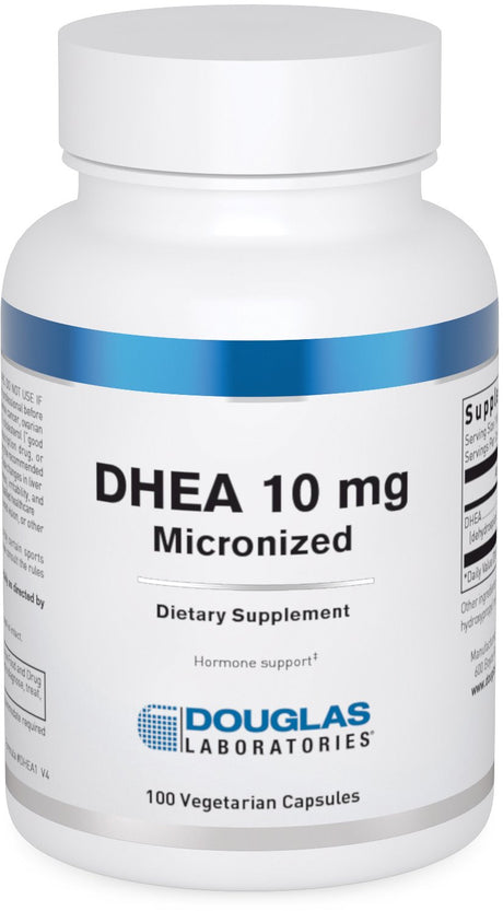 Douglas Laboratories DHEA 10 Mg | Micronized Supplement to Support Immune Health, Brain, Bones, Metabolism and Lean Body Mass* | 100 Capsules