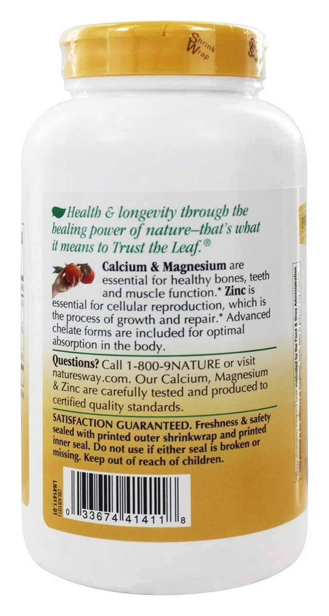 Nature'S Way - Calcium, Magnesium, & Zinc - 250 Capsules