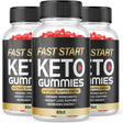 (3 Pack) Fast Start Keto ACV Gummies - Supplement for Weight Loss - Energy & Focus Boosting Dietary Supplements for Weight Management & Metabolism - Fat Burn - 180 Gummies