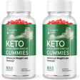 (2 Pack) Divinity Labs Keto ACV Gummies - Supplement for Weight Loss - Energy & Focus Boosting Dietary Supplements for Weight Management & Metabolism - Fat Burn - 120 Gummies