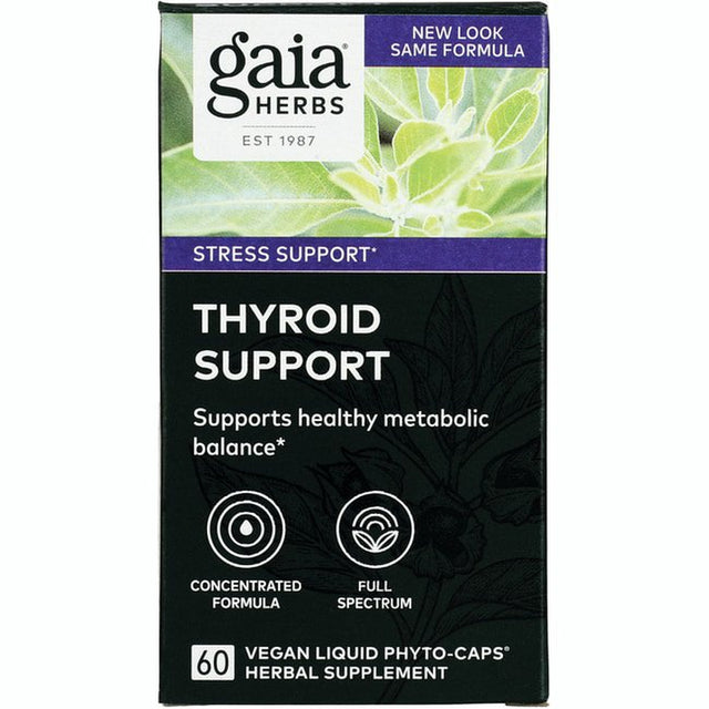 Gaia Herbs Gaia Systemsupport Thyroid Support, 60 Ea