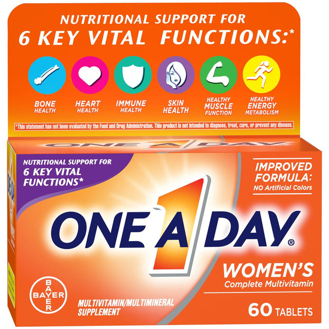 One a Day Women'S Multivitamin Tablets, Multivitamins for Women, 60 Ct